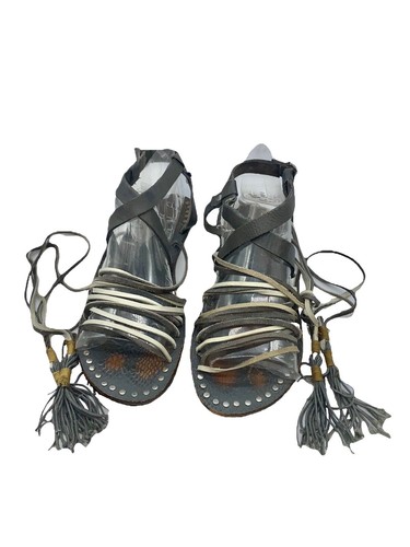 New Free People Sun Valley Leather Sandals Sienna Tan Orange  Leather Free People Sun Valley Sandals in Sienna display picture 1