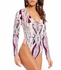 FREE PEOPLE Pick A Place Bodysuit Size M 68 MSRP New