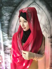 Muslim Women Long Scarf Hijab Islamic Shawls Underscarf Head Wrap Scarves Stole