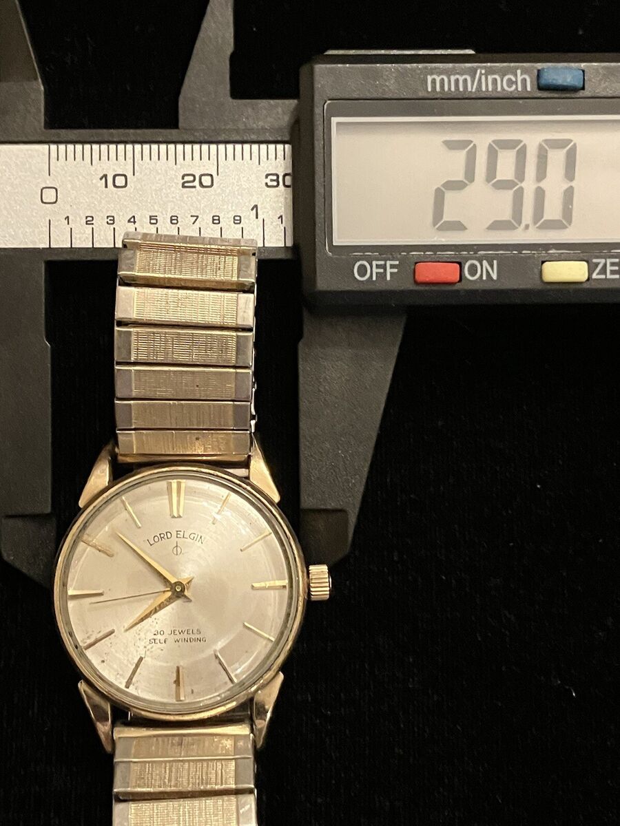 Vintage Lord Elgin 30 Jewels Self-Winding Wristwatch 10 KT Vintage Lord Elgin 30 Jewels Self-Winding Wristwatch 10 KT