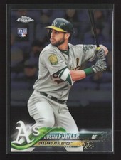 2018 Topps Chrome Update Dustin Fowler RC #HMT13 Oakland Athletics