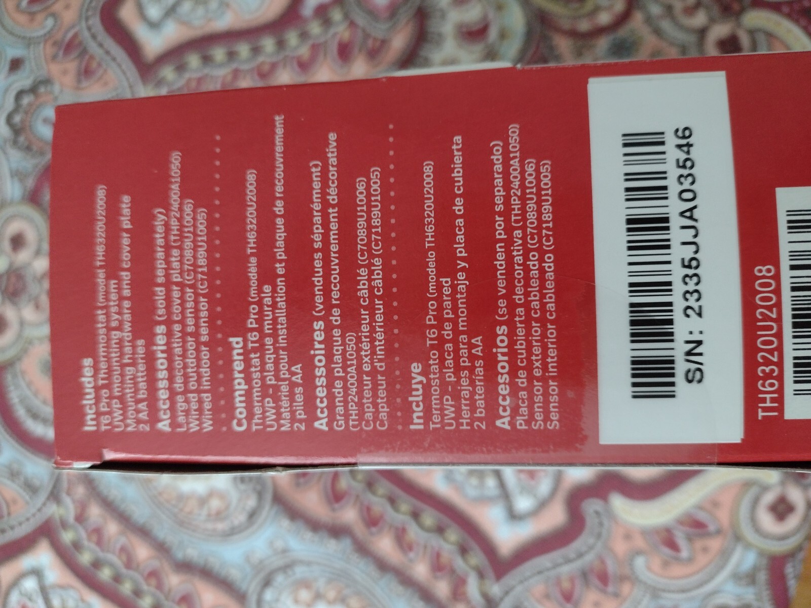 Honeywell Home T6 Pro Thermostat Programmable