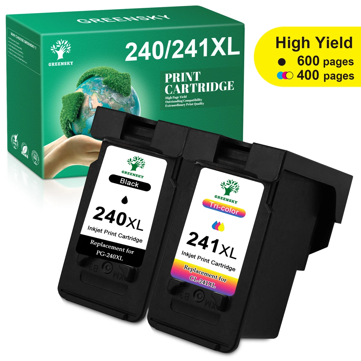 PG-240 XL CL-241 XL Ink Cartridge for Canon PIXMA MG3600 MX452 MG3220  MG3620