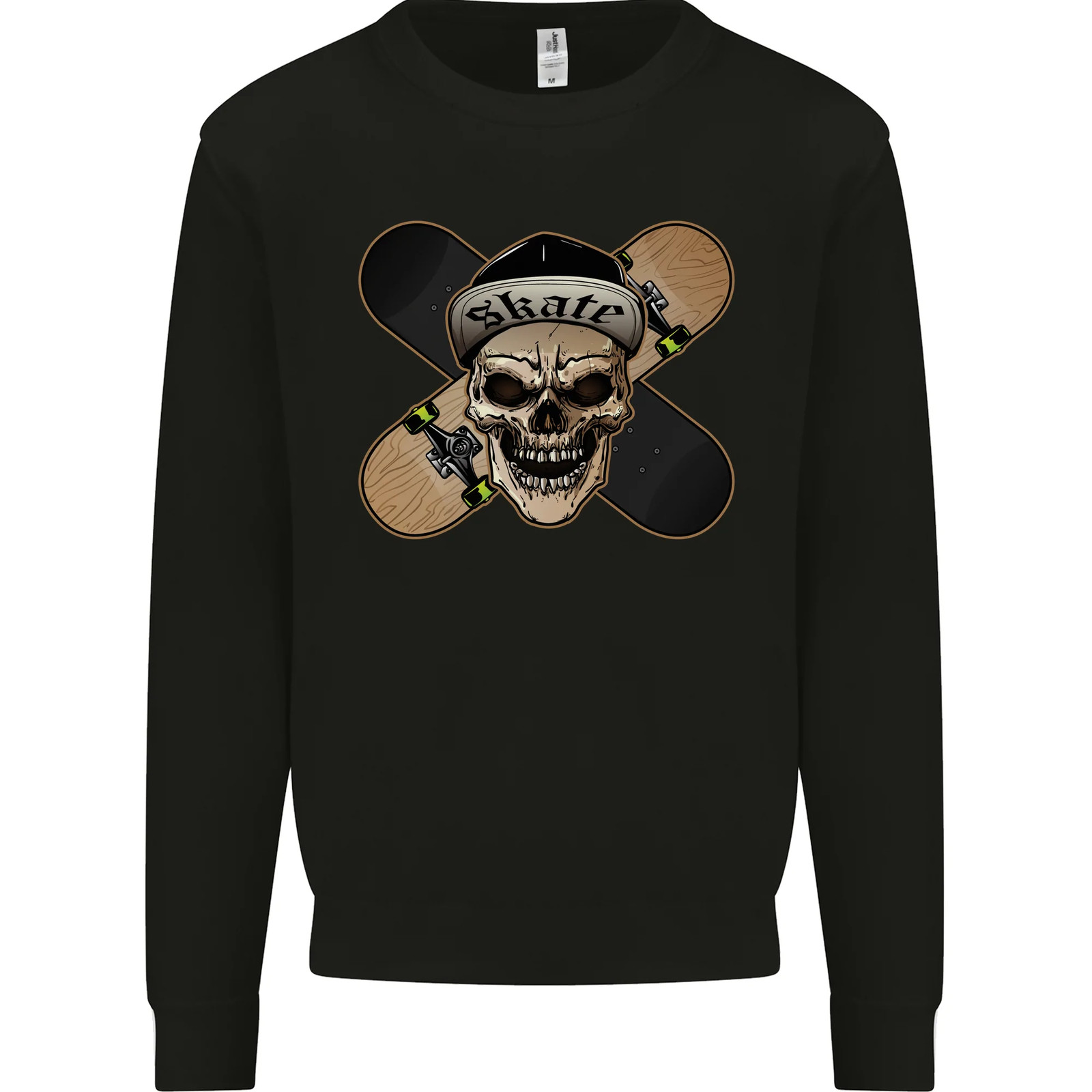 Skateboard Calavera Skate Hombre Jersey Sudadera