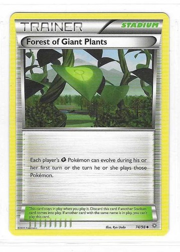 Forest of Giant Plants Reverse Holo Uncommon XY - Ancient Origins