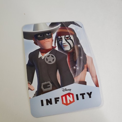 DISNEY INFINITY 1.0 Lone Ranger Tonto figure e set gioco con cristallo! - Foto 5 di 5