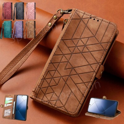 Leder Hülle Für Xiaomi Redmi Note 13 5G 12 11 Pro 13C 12C Handy Tasche Flip Case
