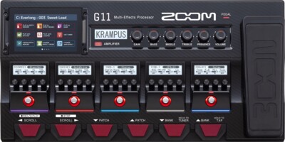ZOOM G11 Guitar Multi Effects Pedal Processor W/Box | eBay