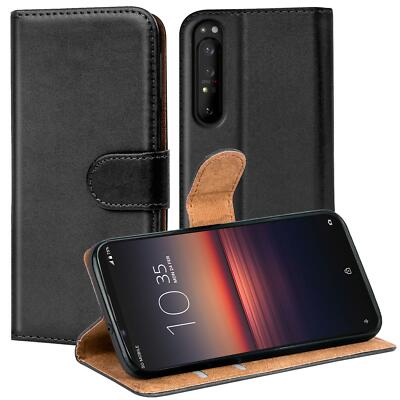 Schutz Hülle Für Sony Xperia 5 II Handy Klapp Schutz Tasche Book Slim Flip Case