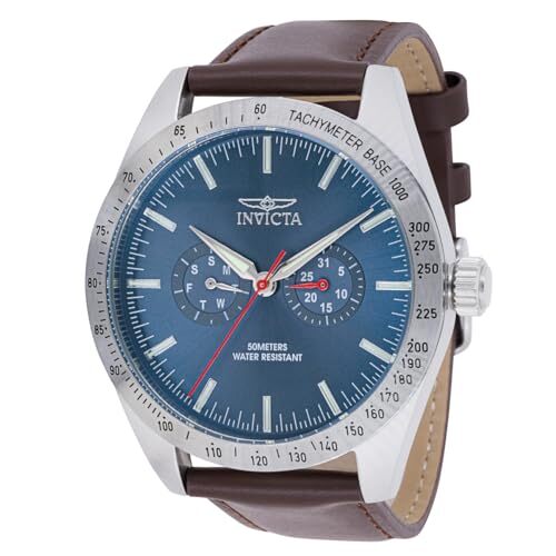 Специальные кварцевые многофункциональные часы Invicta Mens 45978 с синим циферблатом