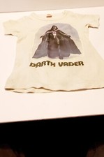 Vintage 1977 Stars Wars Darth Vader Youth Toddler 3-5 Iron On Transfer T-shirt
