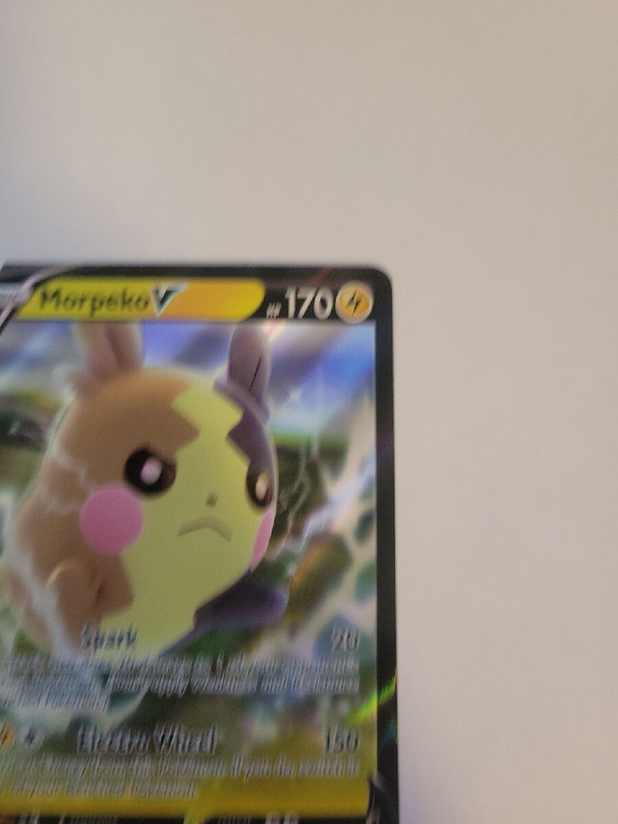 Pokémon TCG Morpeko V Sword & Shield Base Set 079/202 Holo Pokémon TCG Morpeko V Sword & Shield Base Set 079/202 Holo