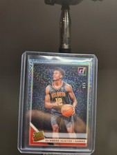 2019 Panini Clearly Donruss DeAndre  Hunter Holo Gold  Rated Rookie 5/5