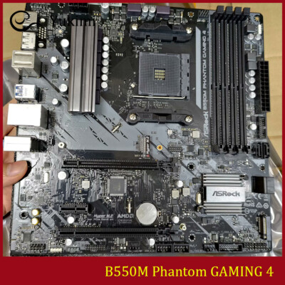 FOR ASROCK B550M Phantom GAMING 4 AMD AM4 DDR4*4 128GB Micro ATX Motherboard