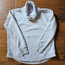 Athleta Women's Cozy Karma Funnel Neck Gray Sweatshirt Size S
