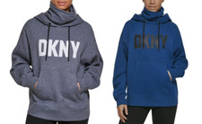 NWT DKNY Sport Women's Pullover Funnel Neck Hoodie Multicolor XS-XL 70 6C089