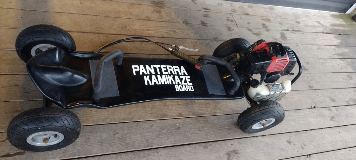 Pantera skateboard gas powered 37cc 2 stroke gas Razx1