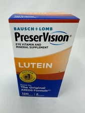 Bausch & Lomb Preservision Eye Vitamin & Mineral Supplement Lutein 120ct 3 Pack