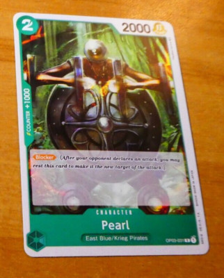 ONE PIECE PILLARS OF FORCE ENGLISH CARD GAME CARTE PEARL OP03-031 EN NM