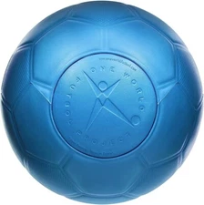 One World Play Soccer Ball - Unpoppable, Unbreakable, Non-Deflating Size 5