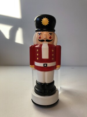 Vintage 1995 Christmas Nutcracker Empire Outdoor Path Light Blow Mold Topper