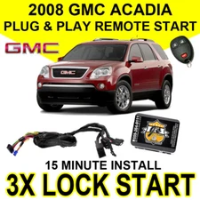 2008 GMC Acadia Plug & Play Remote Start System GM DIY 3X Lock Starter GM10