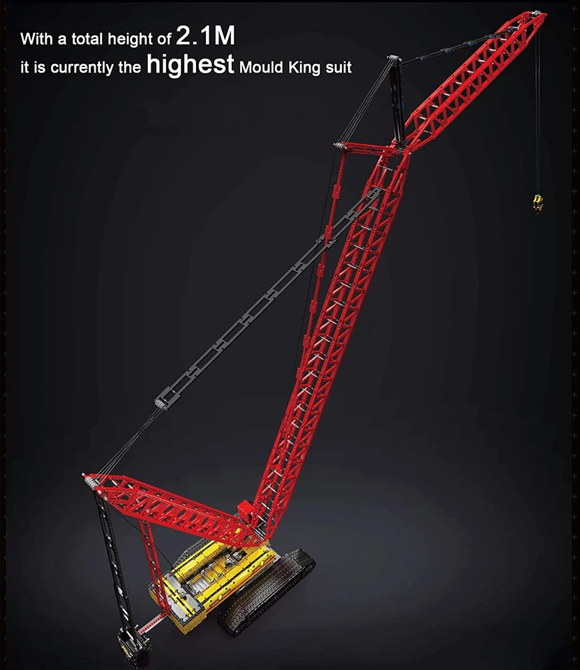 Mould King 17015 Raupenkran Crawler RC Technik Spielzeug Bausteine - Bild 4 von 4