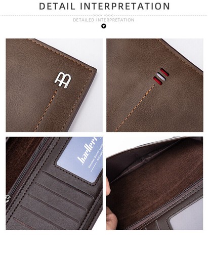 Leather Checkbook Cover For Men & Women Checkbook Holder Wallet RFID Blocking - Picture 9 of 15