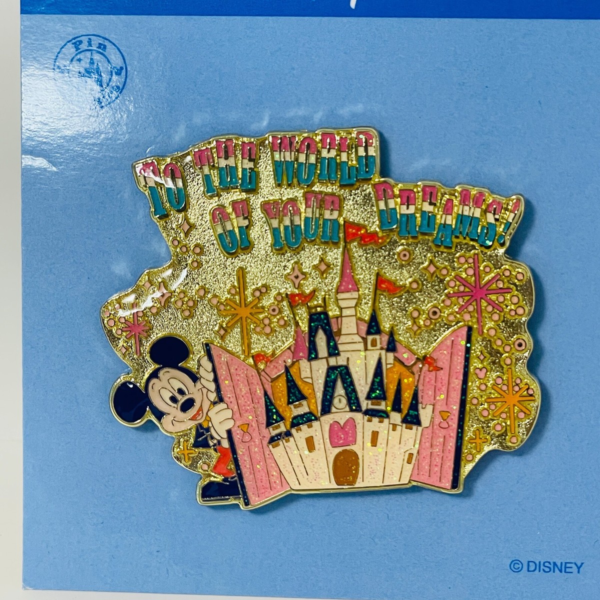 Disney Pin Tokyo Disneyland Mickey Mouse Cinderella Castle