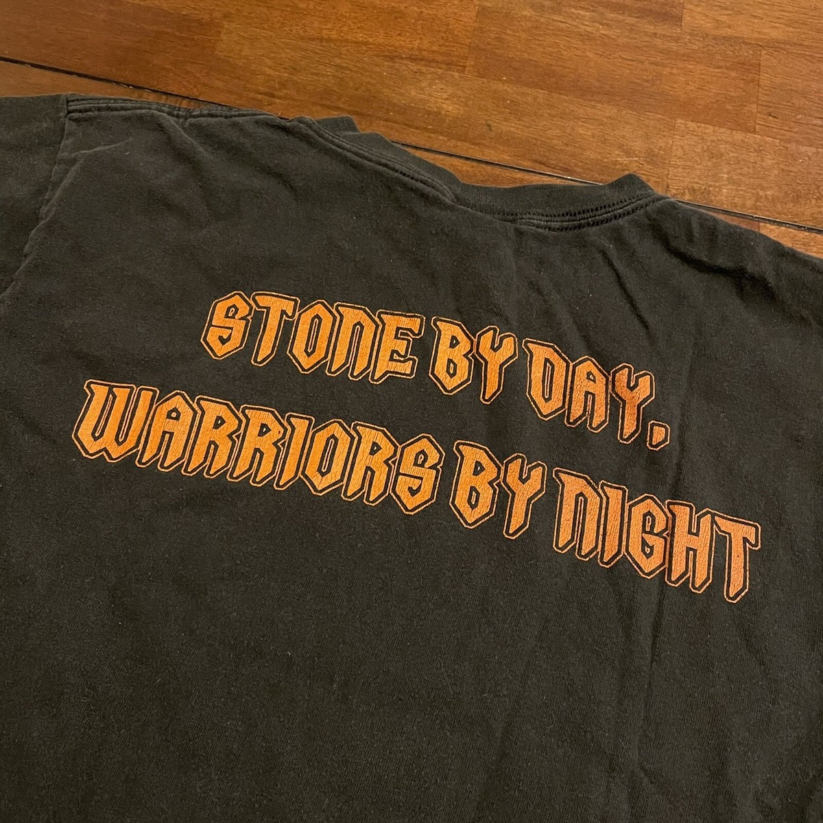Vintage Gargoyles Shirt tee Stone By Day Warrior By Night Vintage Gargoyles Shirt tee Stone By Day Warrior By Night