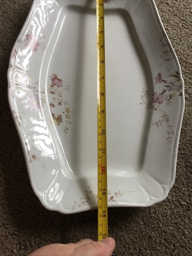 royal semi-porcelain alfred meakin platter lavendar yellow flowers Tray - Picture 6 of 9