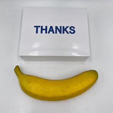 MOMA "Thanks" Alan McCollum Visible Marker 2019 BLUE Oval Paperweight Sculpture 