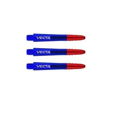 MEDIUM BLUE RED TOP  WINMAU VECTA DART SHAFTS  NYLON BODY & ALUMINUM TOP