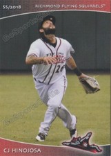 2018 Richmond Flying Squirrels CJ Hinojosa RC Rookie San Francisco Giants