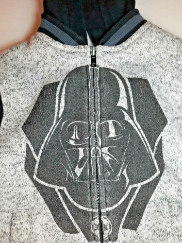 Star Wars Darth Vader Dark Side Boys Hooded Full Zip Sweatshirt size XS - Picture 4 of 6