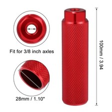 Poggiapiedi Per Bicicletta Pieghevole - In Lega, Antiscivolo | Per Bambini E Trasporto Posteriore - Foto 7