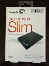 Seagate Backup Plus Slim Portable Drive 1TB