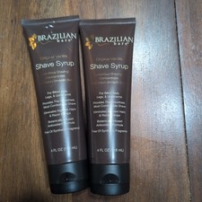 Brazilian Bare Shave Syrup, For Bikini Area, Legs, Underarms, 4 oz 2pk