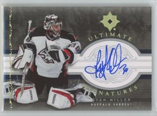 2007-08 Upper Deck Ultimate Collection Signatures auto Ryan Miller Auto Buffalo