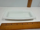 Pyrex Vintage White Milk Glass Butter Dish Bottom Base ONLY Replacement Piece