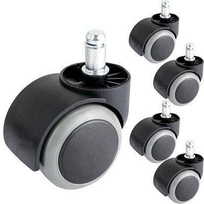 Bürostuhlrollen 50 mm Ersatzrollen 10 x 20 mm Metallvorbau