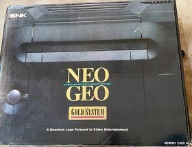 Neo Geo AES Console US Version+Box+PS+AV Switch+AV Cable+Game-Working and Clean