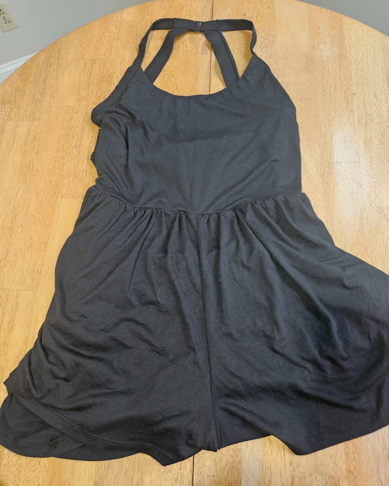Halara Easy Peezy Twisted Backless 2 In 1 Active Dress Black XL