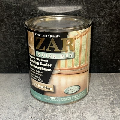 ZAR Quick Dry Sanding Sealer Polyurethane Clear Semi-Gloss Quart