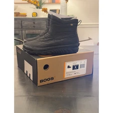 Bogs Snowday II Short Waterproof Winter Boots Black Women’s Size 6 New!