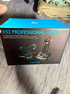 Logitech X52 Professional HOTAS Flight System Joystick & Throttle, Wired USB PC