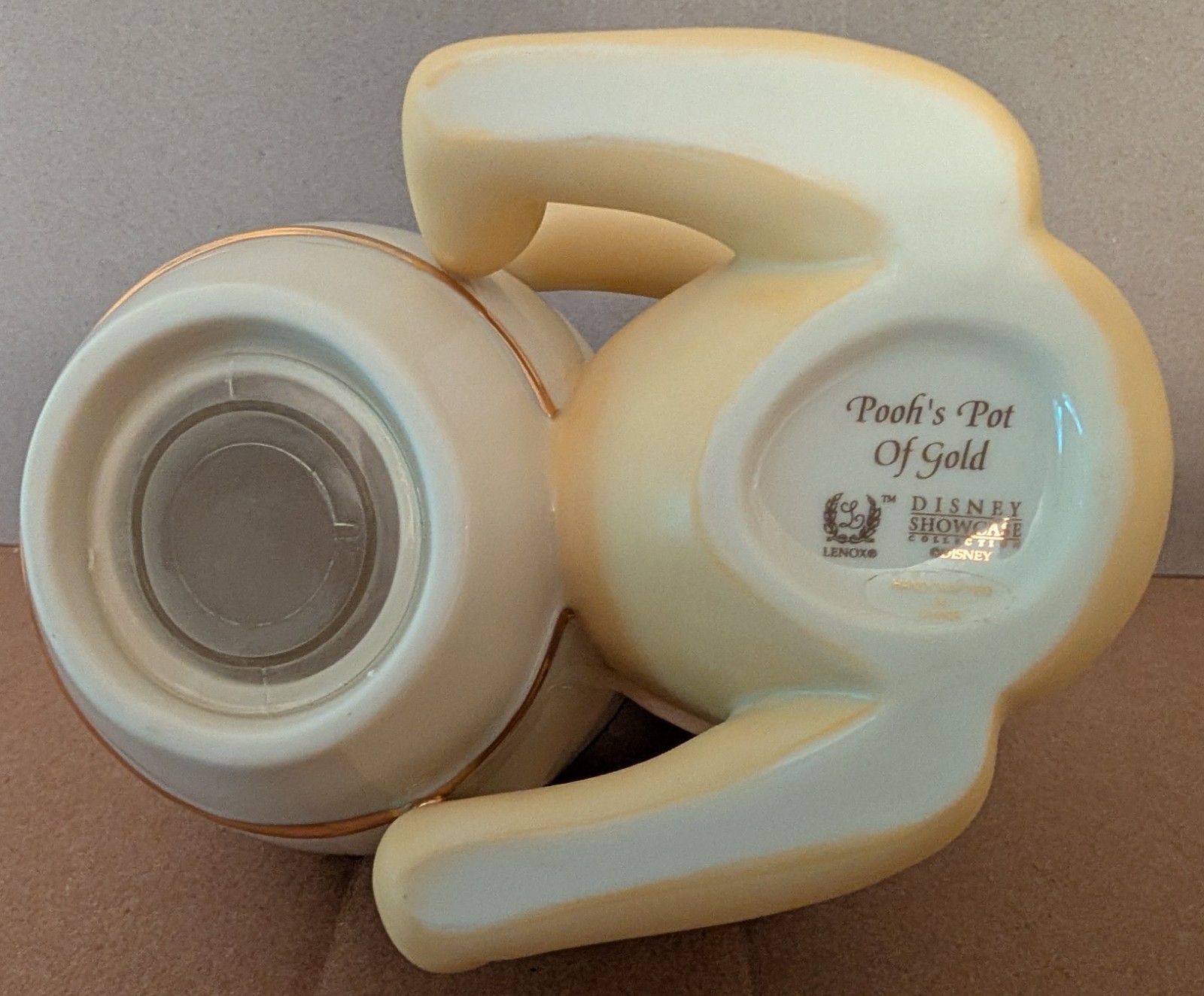 Winnie the Pooh Bank - Pooh’s Pot of Gold Lenox Disney Showcase Collection