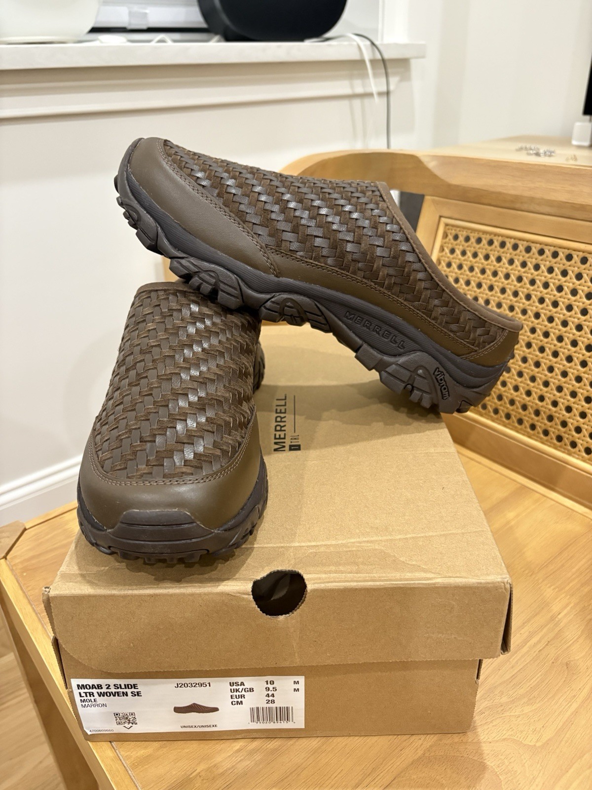 MERRELL 1TRL MOAB 2 SLIDE LTR TESSUTO SE MOLE Uomo 10 US
