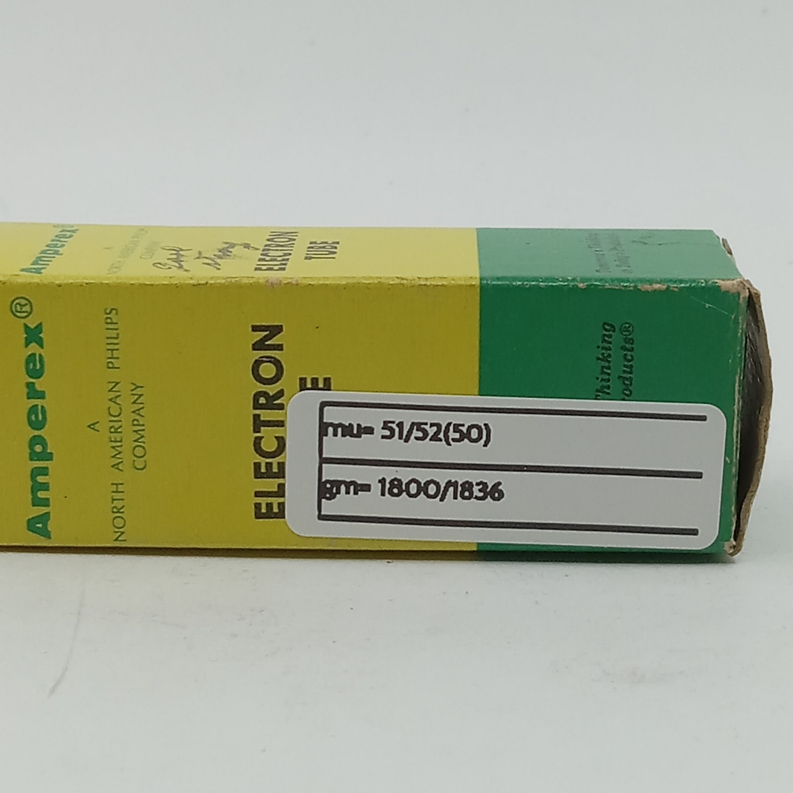 NOS MULLARD BLACKBURN/AMPEREX 12AT7/B1j4/MAXI TESTED