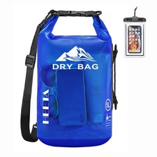 HEETA Dry Bag Waterproof for Women Men, Roll Top Lightweight 40L, Navy Blue